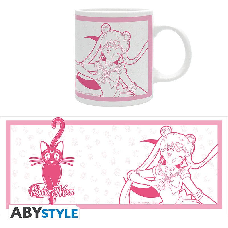 ABYMUG144 - SAILOR MOON - TAZZA 320ML - SAILOR MOON & LUNA