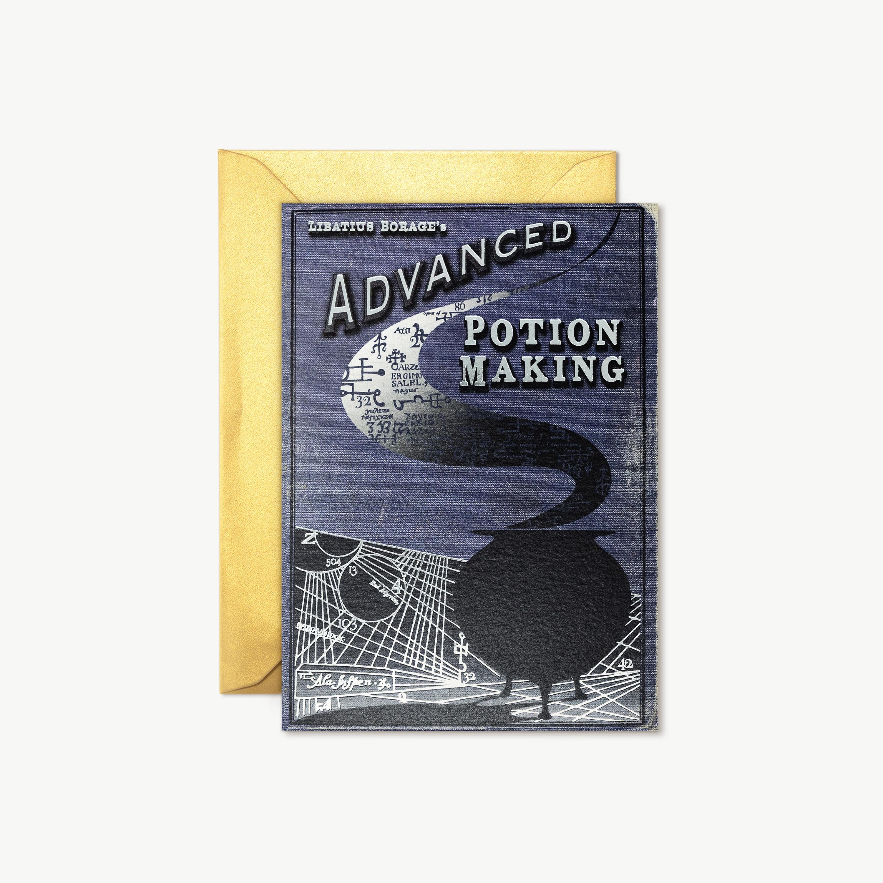 HPCARD20 - WIZARDING BOOKS: 'ADVANCED POTION MAKING - EDITION II' - NOTECARD