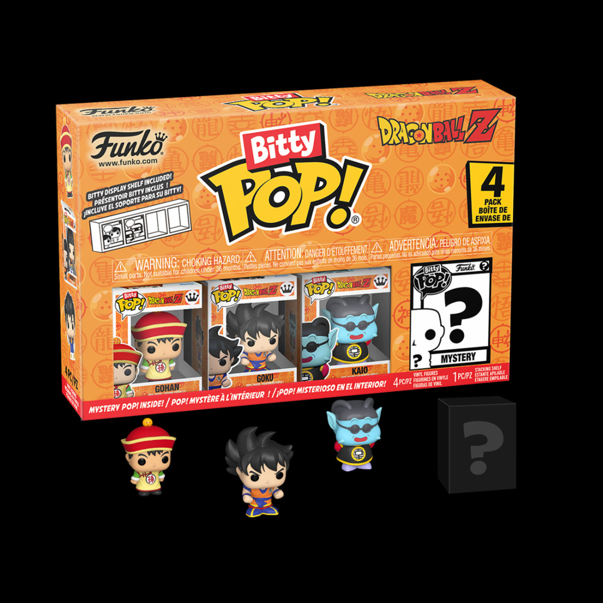 73023 - DRAGON BALL Z - FUNKO BITTY POP VINYL FIGURE - GOHAN (4PK)