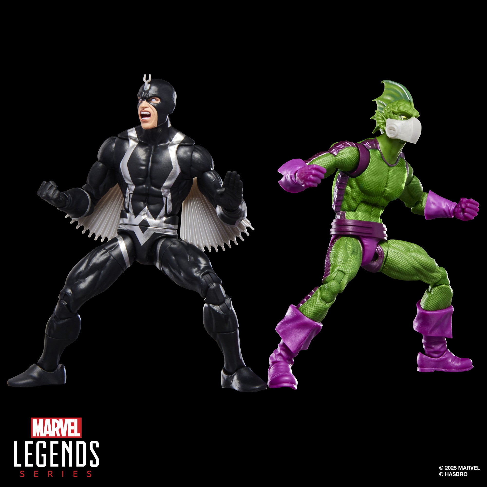 MARVEL LEGENDS AVENGERS - BLACKBOLT E MARVEL'S TRITON - ACTION FIGURE 15CM