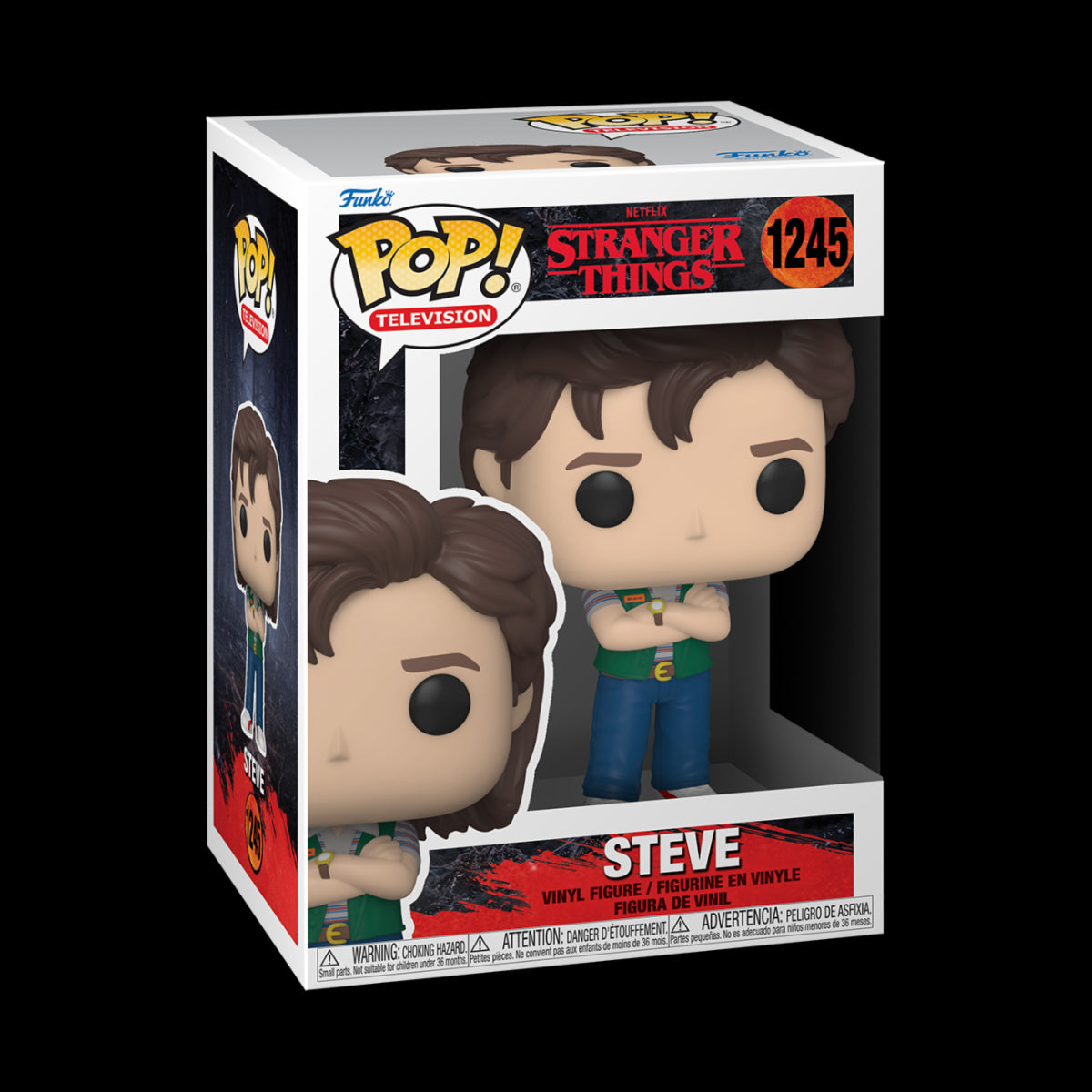 STRANGER THINGS - POP FUNKO VINYL FIGURE 1245 STEVE 9CM