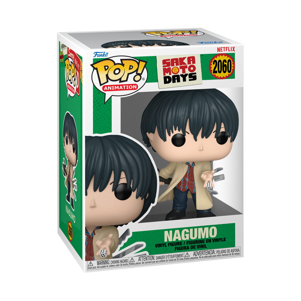 SAKAMOTO DAYS - POP FUNKO VINYL FIGURE 2060 YOICHI NAGUMO 9CM