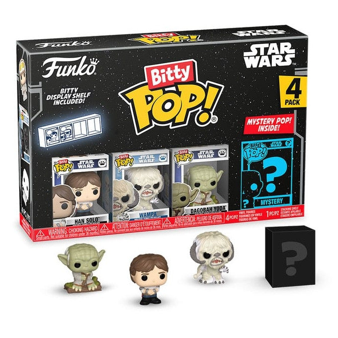 83670 - STAR WARS S2 - FUNKO BITTY POP VINYL FIGURE - HAN (4PK)