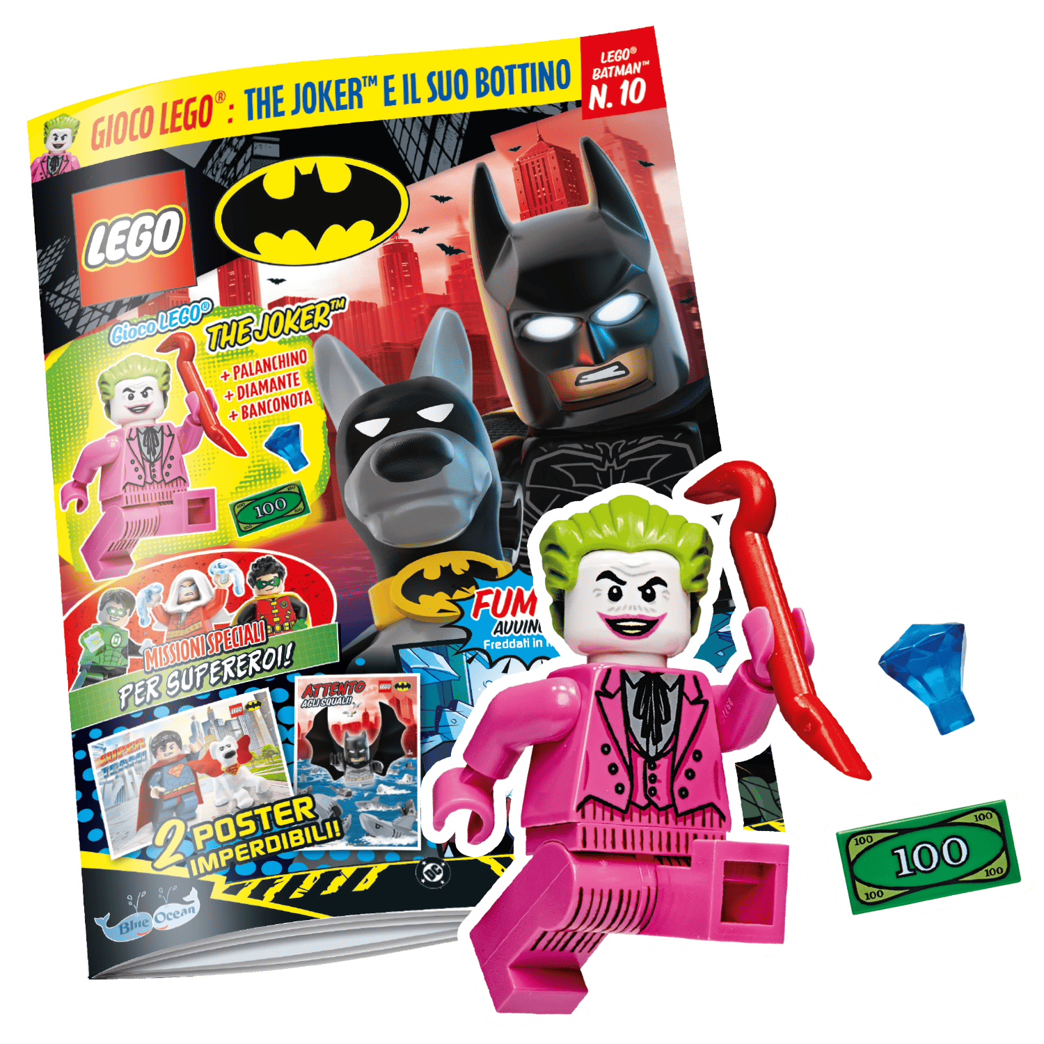 #Dupplicato#LEGO BATMAN N.10 - GIOCO LEGO: THE JOKER