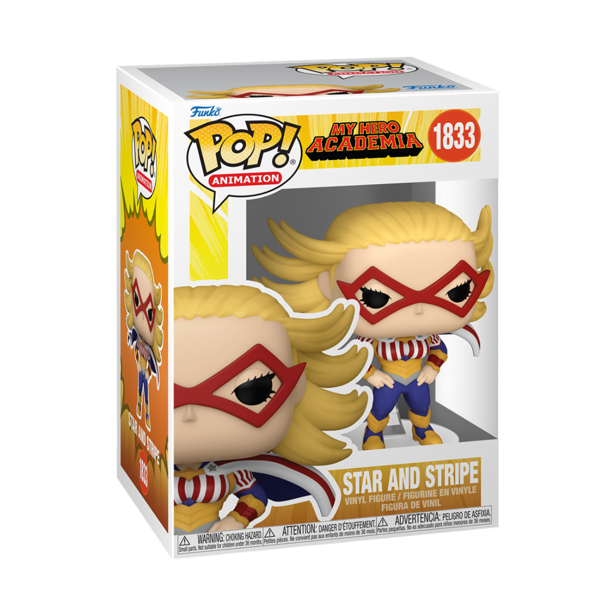 MY HERO ACADEMIA - POP FUNKO VINYL FIGURE 1833 STAR AND STRIPE 9CM