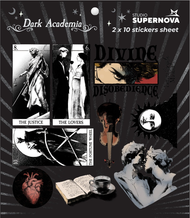 SET STICKER - DARK ACADEMIA 1