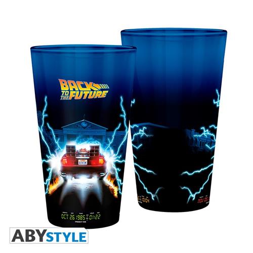 ABYVER161 - BACK TO THE FUTURE - BICCHIERE 400ML DELOREAN