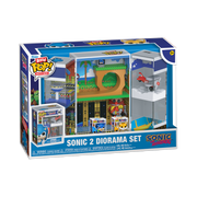 SONIC THE HEDGEHOG - POP FUNKO BITTY BOX VINYL FIGURE - SONIC 2 DIORAMA SET