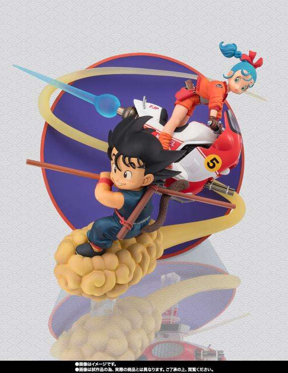 103671 - DRAGON BALL - FIGUARTS ZERO - SON GOKU & BULMA - STATUA 18CM