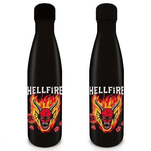 MDB27754 - STRANGER THINGS: SEASON 4 - BOTTIGLIA IN METALLO 550ML - HELLFIRE CLUB