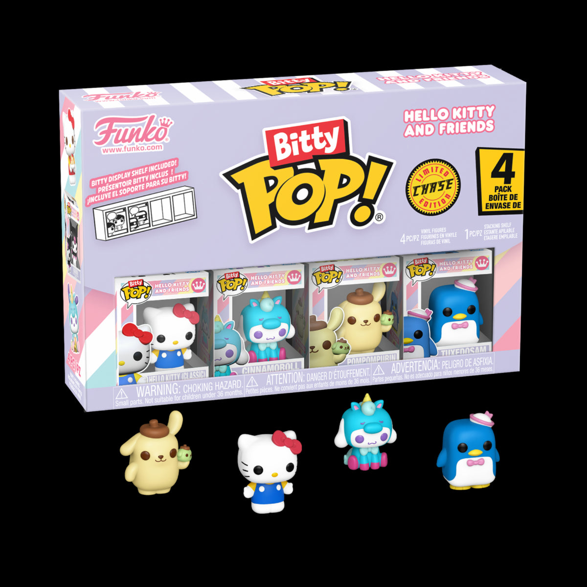 85713 - SANRIO - POP FUNKO BITTY VINYL FIGURE - HELLO KITTY (4PK)