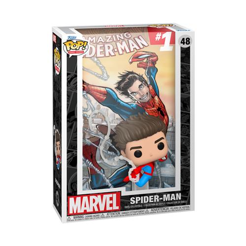 MARVEL: SPIDER-MAN - POP FUNKO COMIC COVERS VINYL FIGURE 48 THE AMAZING SPIDER-MAN #1 9CM