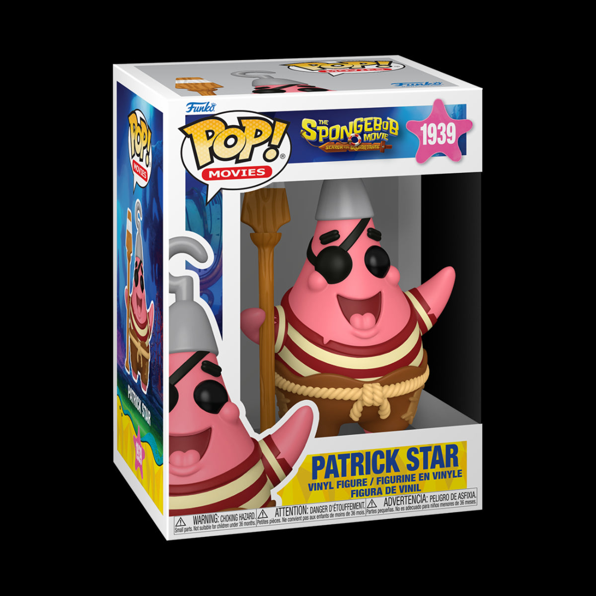 SPONGEBOB - POP FUNKO VINYL FIGURE 1939 PARTIK STAR 9CM