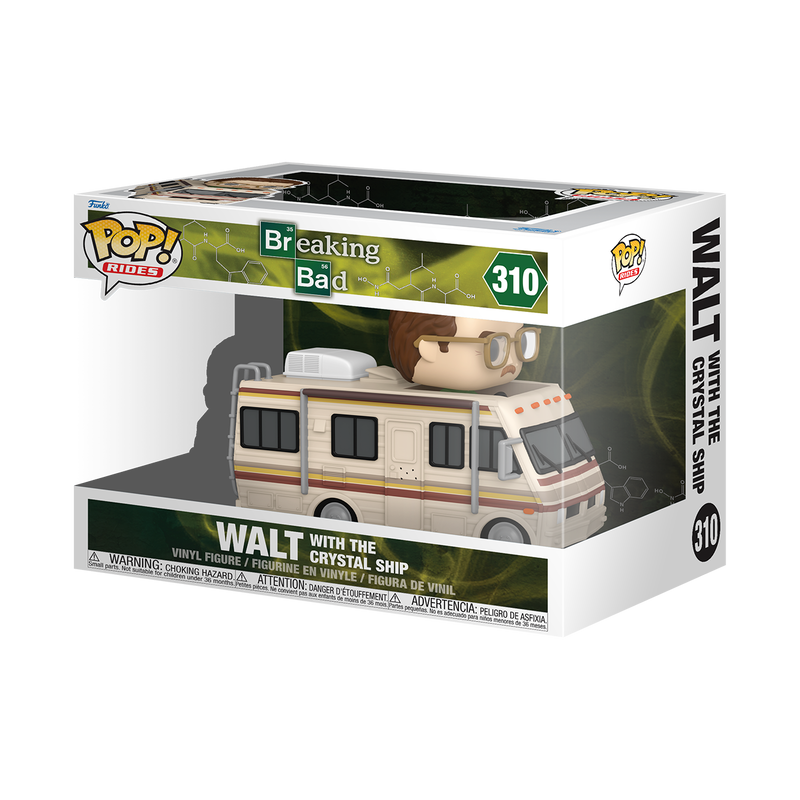 BREAKING BAD S2 - POP FUNKO RIDE DELUXE VINYL FIGURE 310 WALT WITH THE CRYSTAL SHIP 15CM