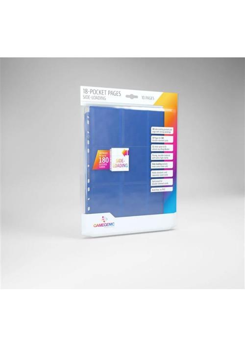 GGS30003ML - SIDELOADING - 18-POCKET PAGES - PACK 10PZ - BLUE