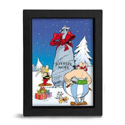 TGGKRA103 - ASTERIX E OBELIX - BLACK KRAFT FRAME (15X20) - JOYEUX NOEL
