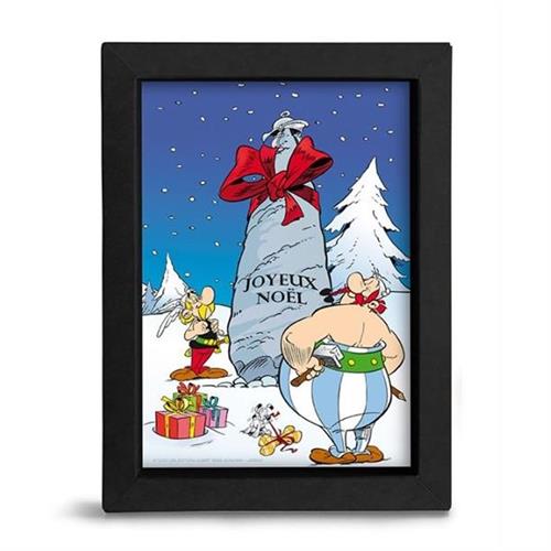 TGGKRA103 - ASTERIX E OBELIX - BLACK KRAFT FRAME (15X20) - JOYEUX NOEL