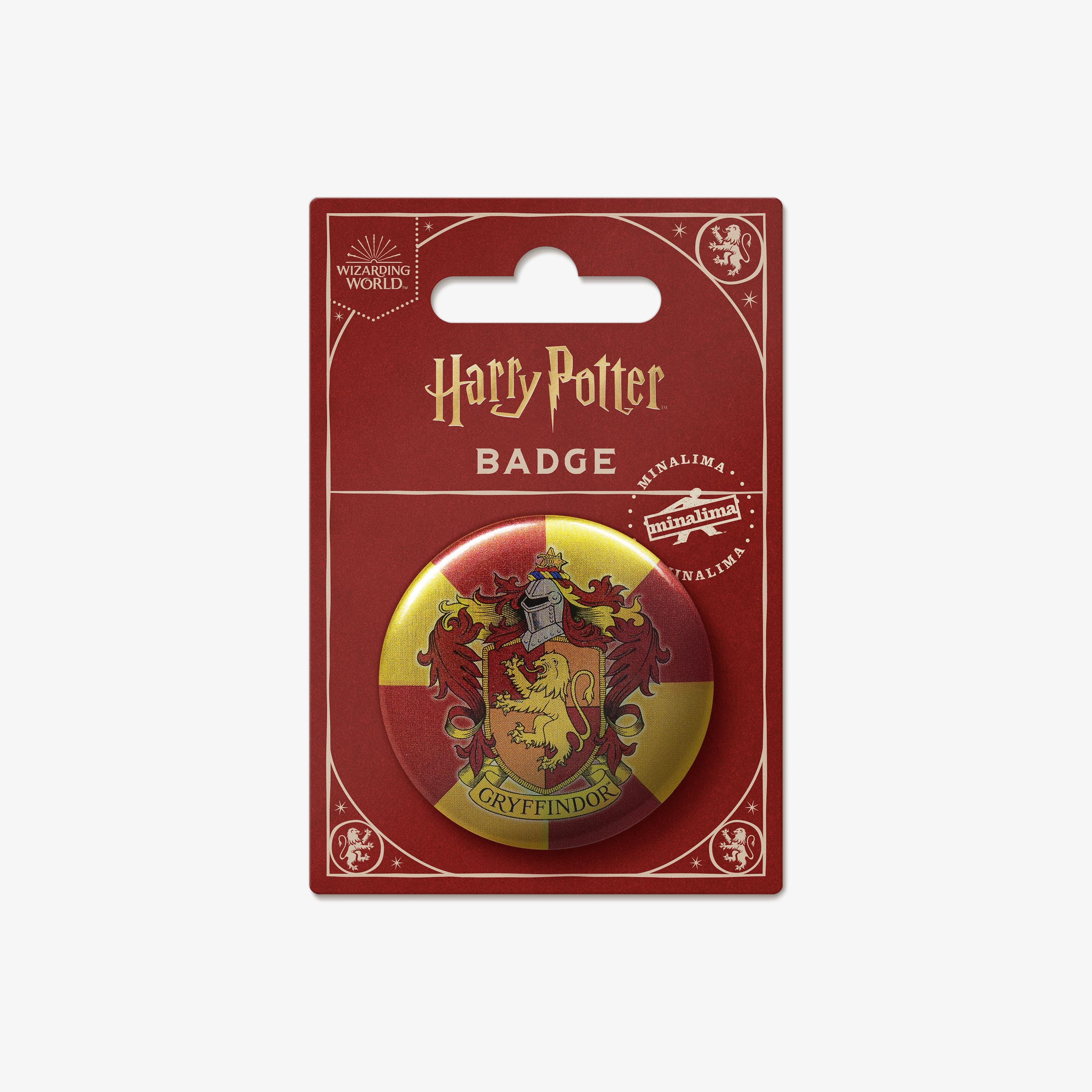 HPBB02 - HARRY POTTER - HOGWARTS: GRYFFINDOR HOUSE CREST - BADGE