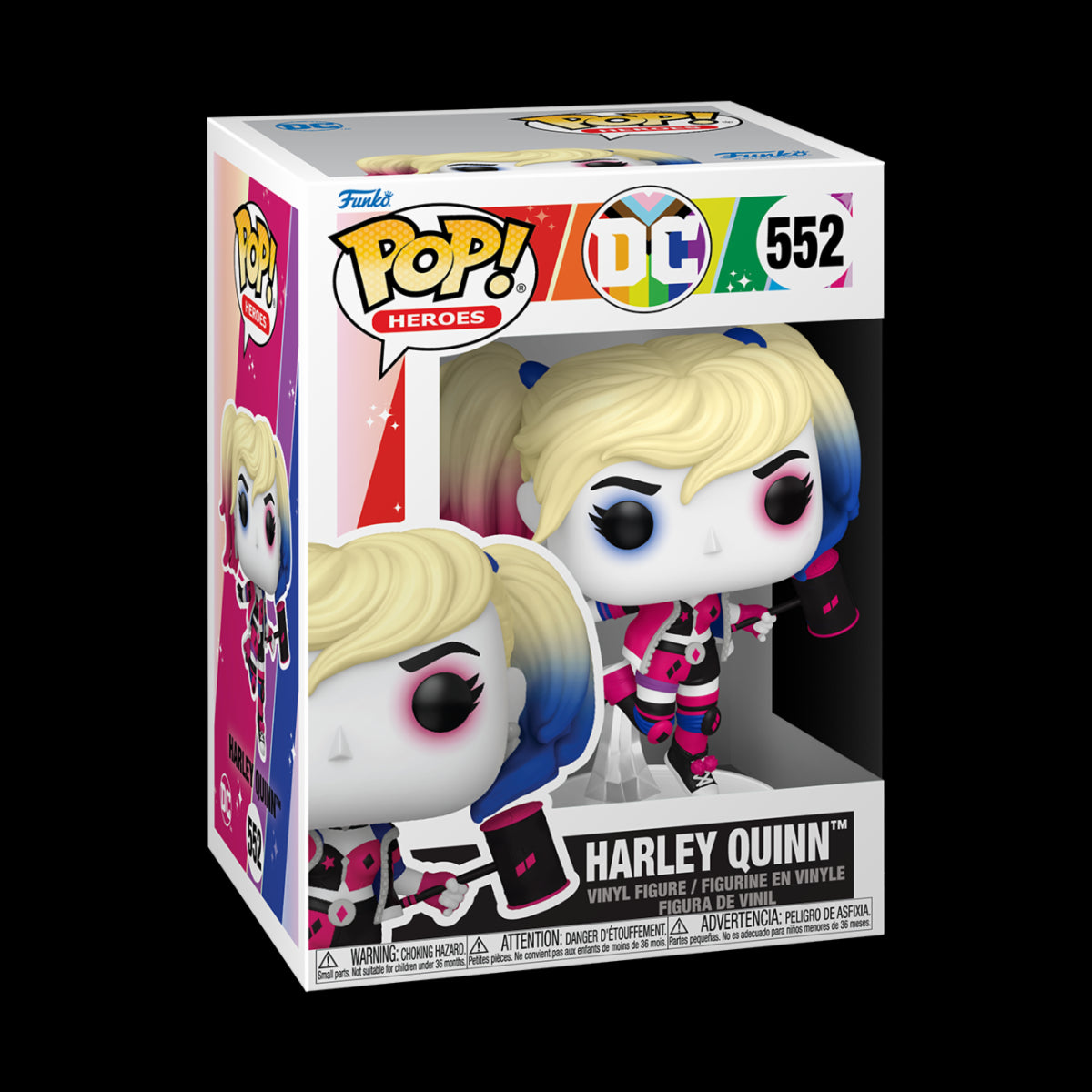 DC COMICS: PRIDE 2025 - POP FUNKO VINYL FIGURE 552 HARLEY QUINN 9CM