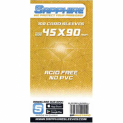 SAPPHIRE MUSTARD - 100 BUSTE PROTETTIVE 45X90MM