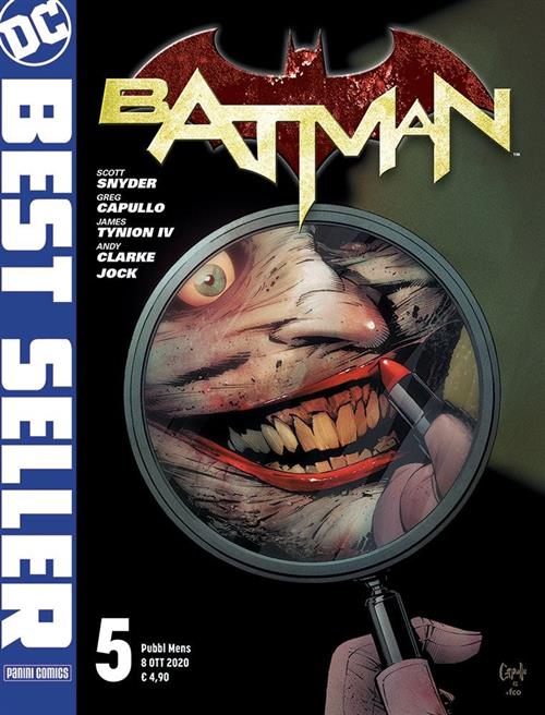 DC BEST SELLER - BATMAN DI SCOTT SNYDER & GREG CAPULLO 5 - PRIMA RISTAMPA
