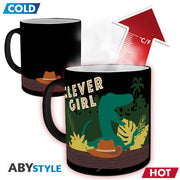 MGH0139 - JURASSIC PARK - MUG HEAT CHANGE 320ML - CLEVER GIRL