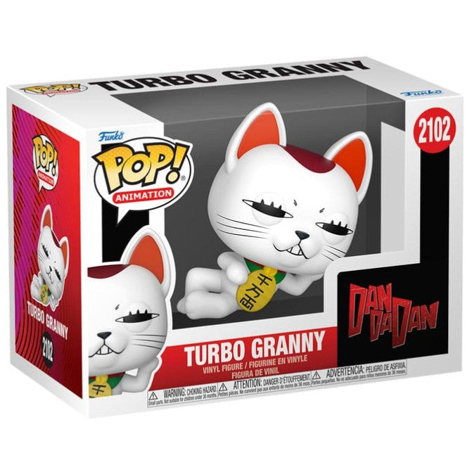 DANDADAN - POP FUNKO VINYL FIGURE 2102 TURBO GRANNY (CAT FORM) 9CM