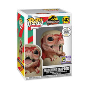 JURASSIC PARK - POP FUNKO VINYL FIGURE 1442 HATCHING RAPTOR 9CM FUNKOVILLE 2023 GA EXCL