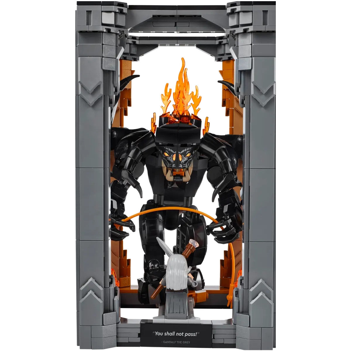 10367 - ICONS - IL SIGNORE DEGLI ANELLI: BOOK NOOK DEL BALROG™