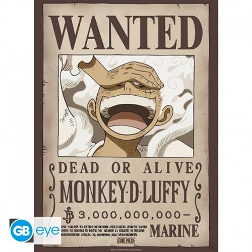 GBYDCO622 - ONE PIECE - POSTER (52X38) - WANTED LUFFY WANO