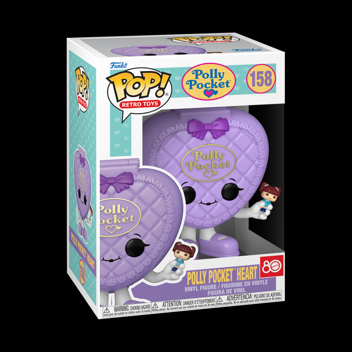 POLLY POCKET - POP FUNKO VINYL FIGURE 158 HEART SHELL(PU) 9CM