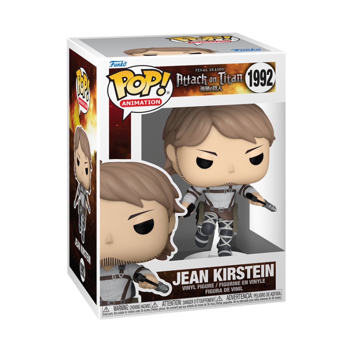 ATTACK ON TITAN - POP FUNKO VINYL FIGURE 1992 JEAN KIRSTEIN 9CM