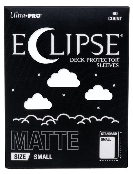 16691 - 60 ECLIPSE DECK PROTECTOR SLEEVES - SMALL - MATTE - ARCTIC WHITE
