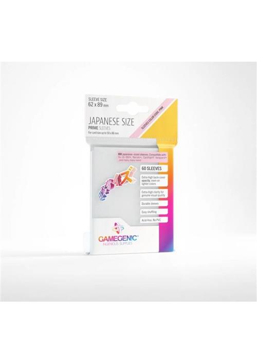 GGS10119ML - 60 JAPANESE SIZE PRIME SLEEVES - WHITE