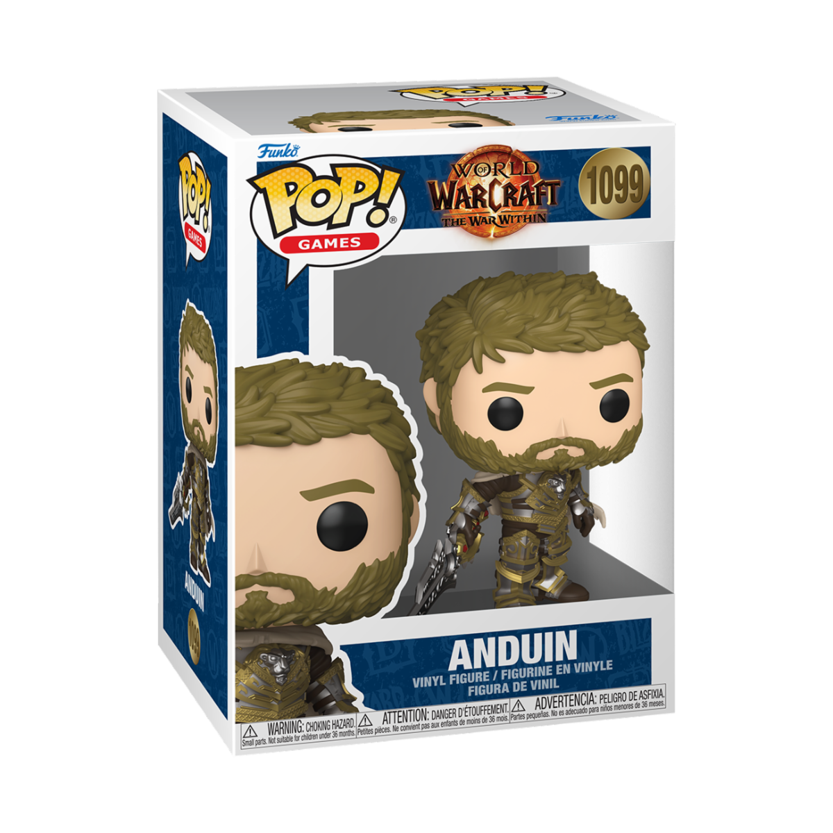 WORLD OF WARCRAFT - POP FUNKO VINYL FIGURE 1099 ANDUIN (WW) 9CM