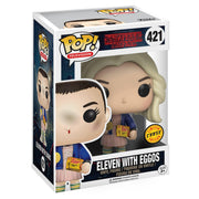 STRANGER THINGS - POP FUNKO VINYL FIGURE 421 ELEVEN WITH EGGOS 9CM - CHASE