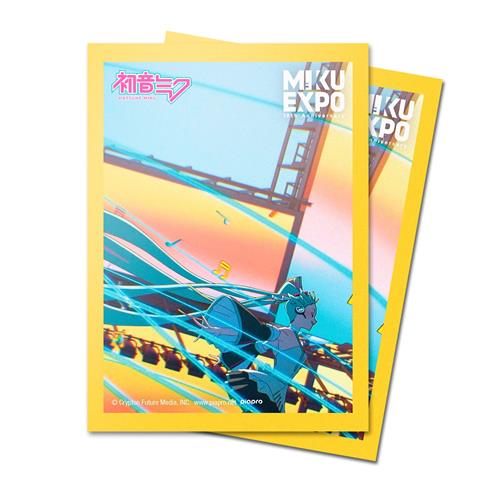 16372 - 100 DECK PROTECTOR SLEEVES - HATSUNE MIKU 10TH ANNIVERSARY - STREAM