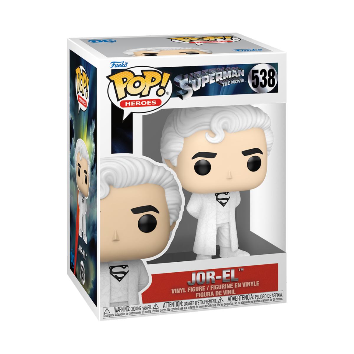 DC COMICS: SUPERMAN (1978) - POP FUNKO VINYL FIGURE 538 JOR-EL 9CM
