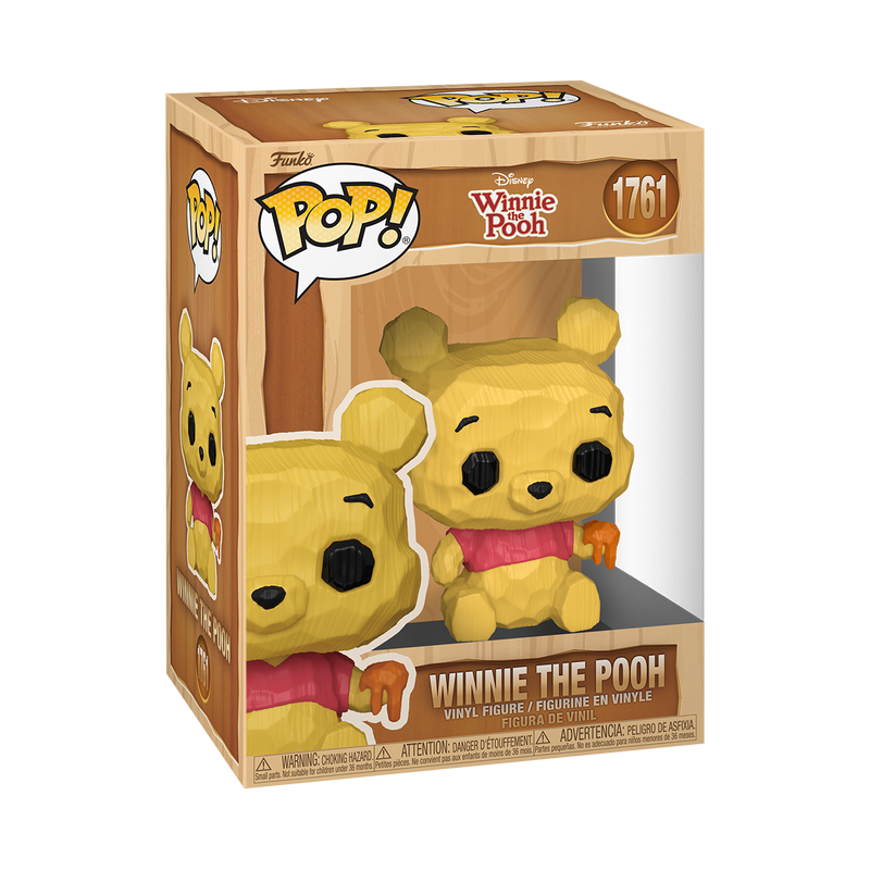 WINNIE THE POOH S5 - POP FUNKO VINYL FIGURE 1761 WINNIE THE POOH (WHITTLED) 9CM