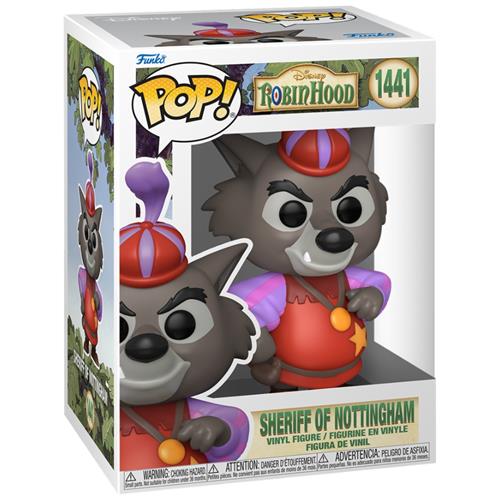 DISNEY: ROBIN HOOD - POP FUNKO VINYL FIGURE 1441 SHERIFF OF NOTTINGHAM9CM