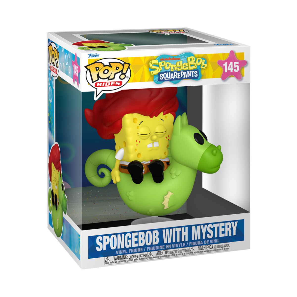 SPONGEBOB S5 - POP FUNKO RIDE DELUXE VINYL FIGURE 145 SPONGEBOB WITH MYSTERY 15CM