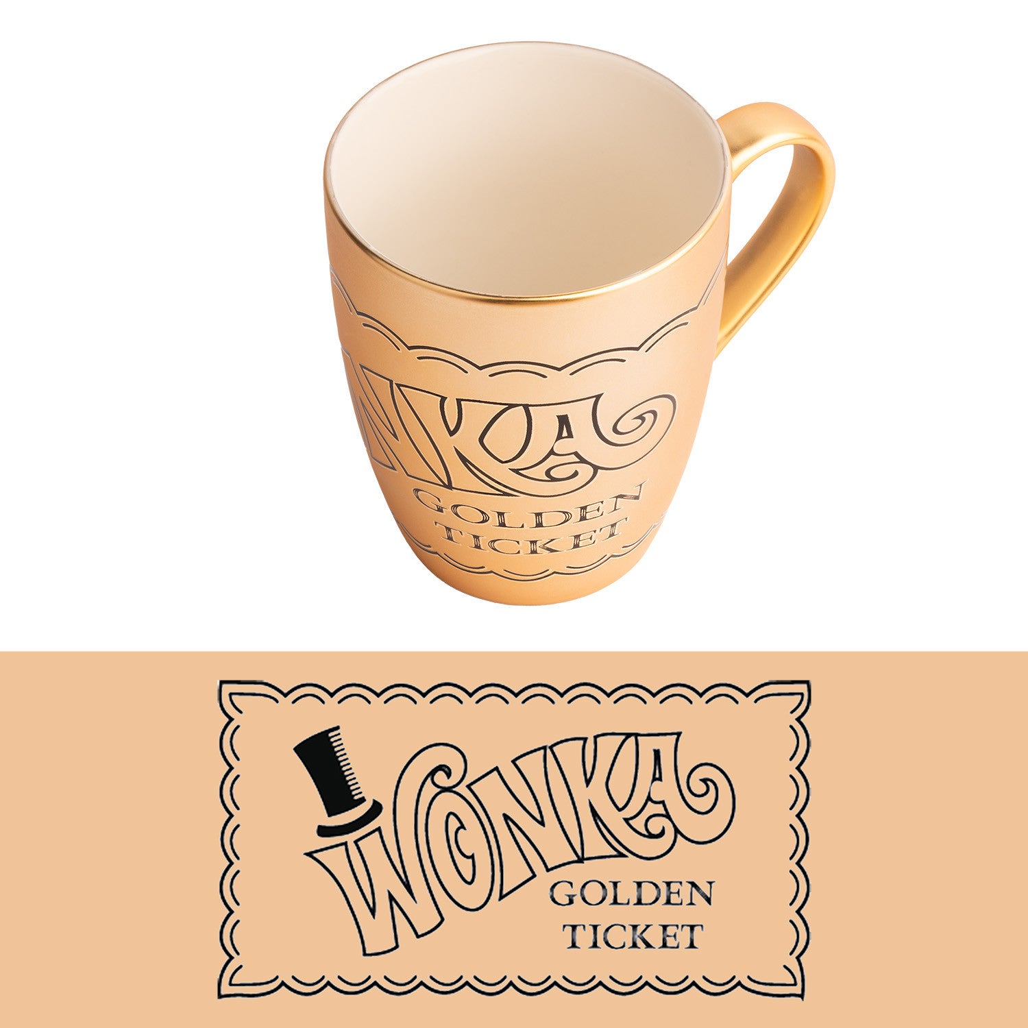TAZ093 - WILLY WONKA - TAZZA GOLDEN TICKET