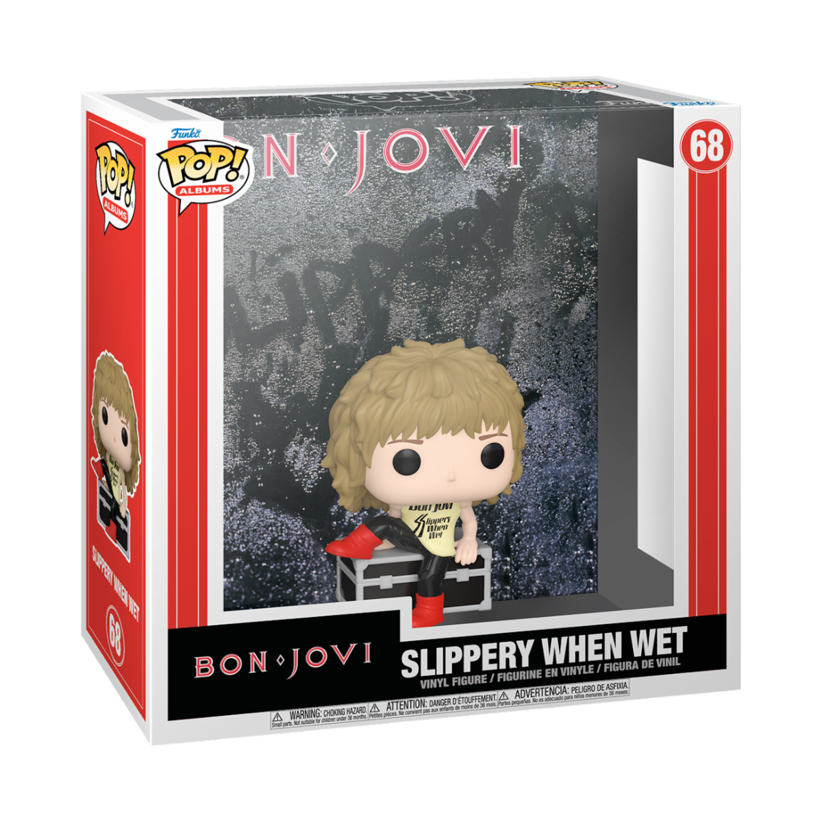 MUSIC: BON JOVI - POP FUNKO ALBUM VINYL FIGURE 68 SLIPPERY WHEN WET 9CM