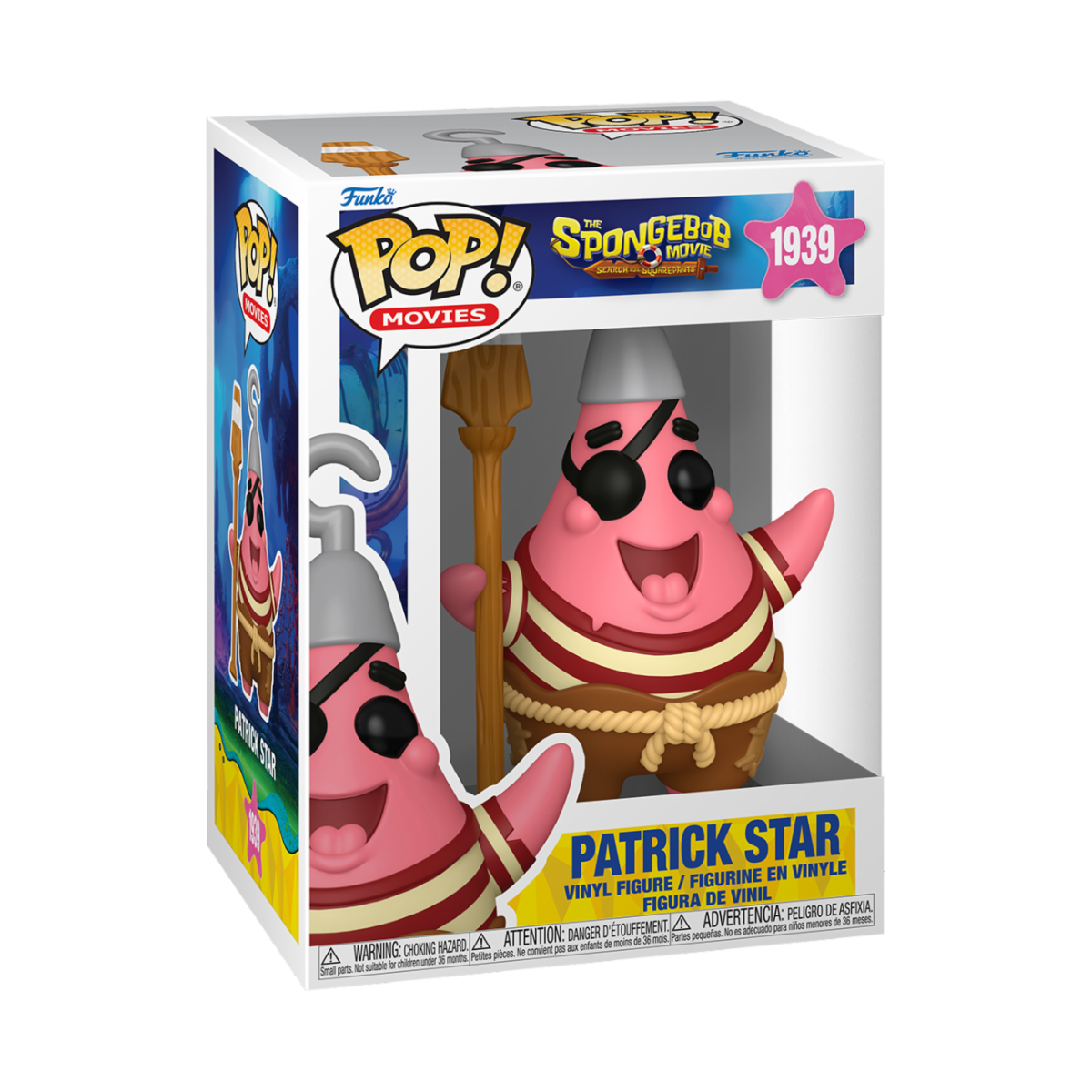 SPONGEBOB - POP FUNKO VINYL FIGURE 1939 PARTIK STAR 9CM