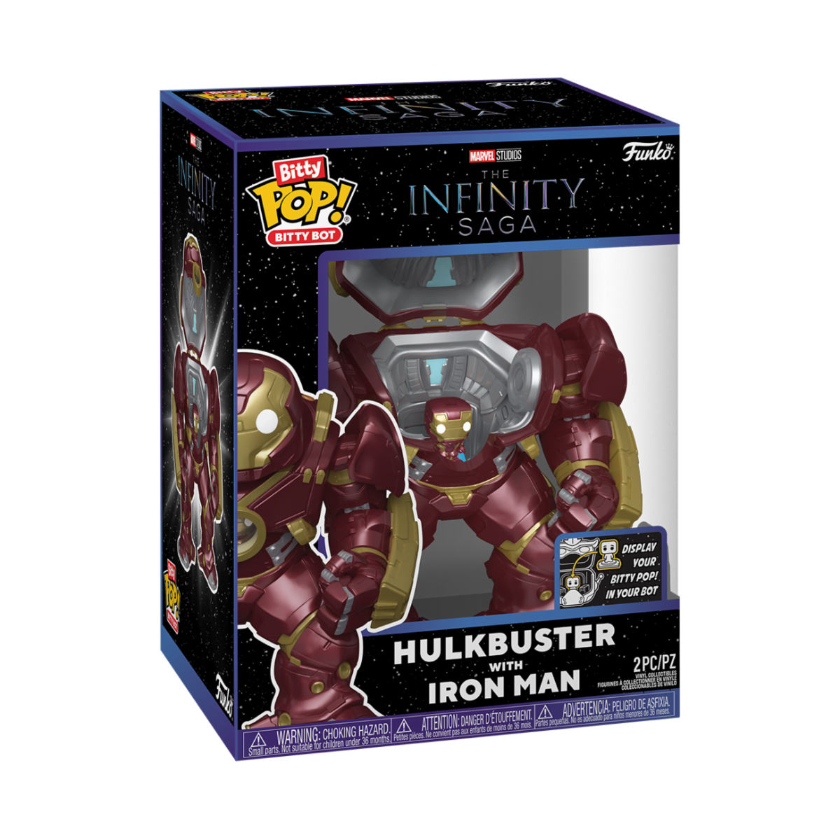 83645 - MARVEL - FUNKO BITTY BOTS VINYL FIGURE - HULKBUSTER 12CM