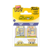 MINIONS - POP FUNKO BITTY 2-PACK VINYL FIGURE - PAJAMA BOB & TOURIST 2CM
