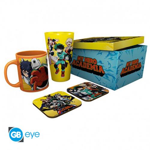 GFB0102 - MY HERO ACADEMIA - BICCHIERE XXL, TAZZA E SOTTOBICCHIERI - HEROES