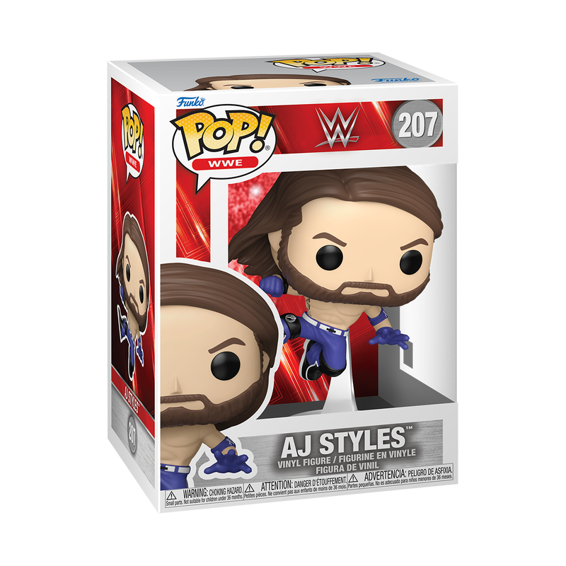 WWE S31 - POP FUNKO VINYL FIGURE 207 AJ STYLES 9CM