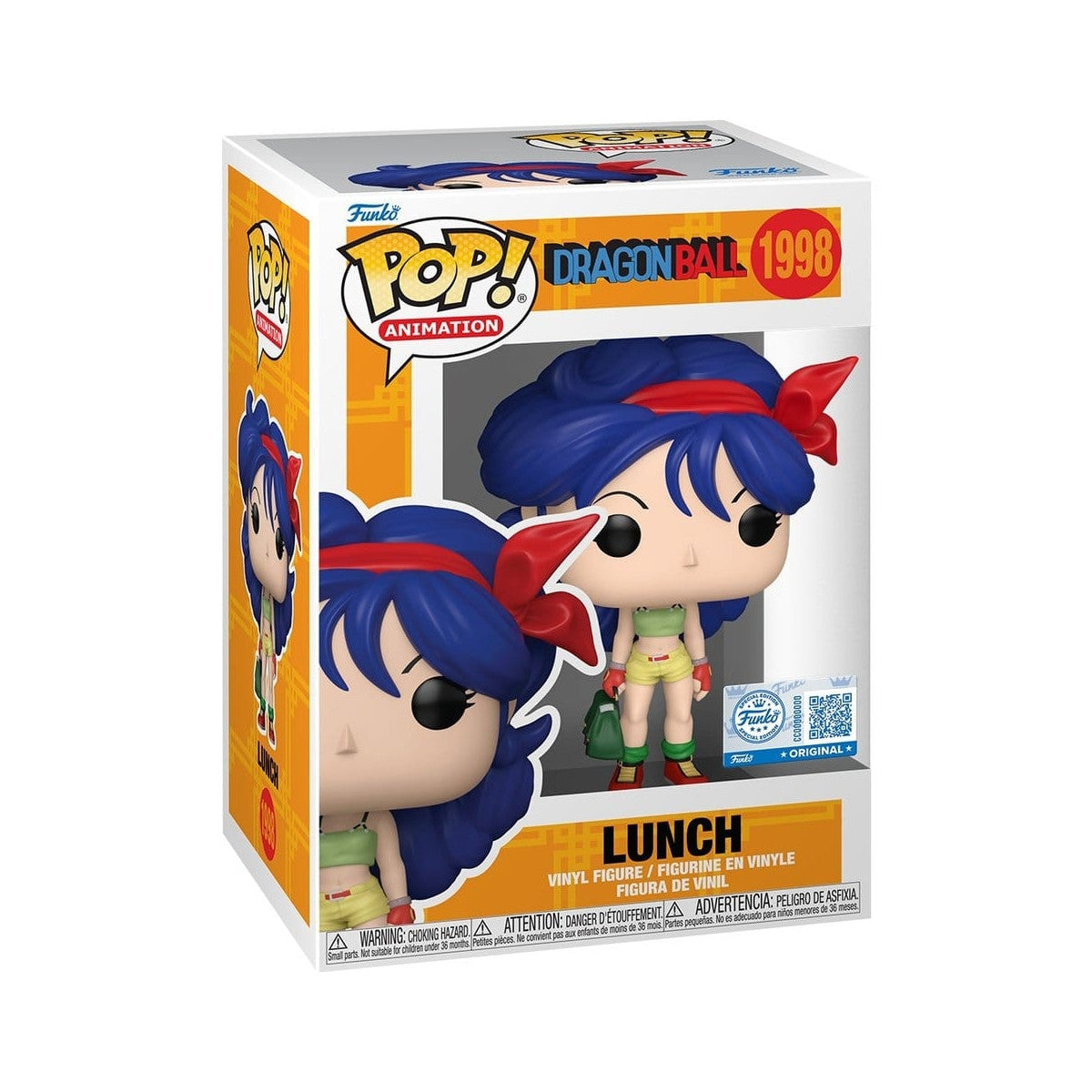 DRAGON BALL - POP FUNKO VINYL FIGURE 1998 LUNCH W/CHASE (ASSORTMENT 6PZ) 9CM