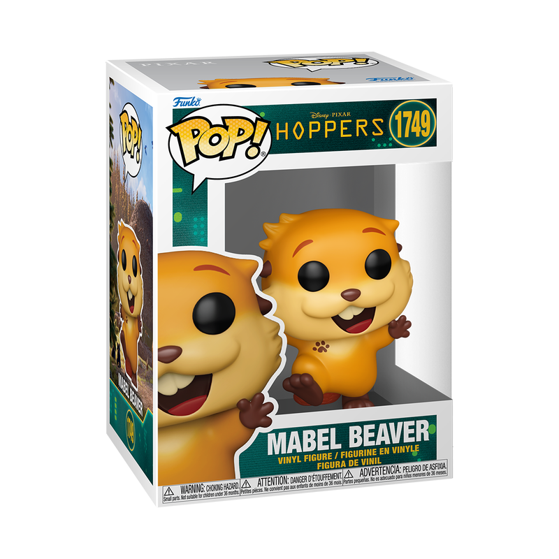 DISNEY: PIXAR HOPPERS - POP FUNKO VINYL FIGURE 1749 MABLE BEAVER REGULAR 9CM